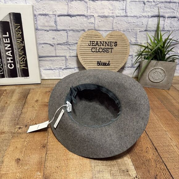 Nordstrom Wide Brim Wool Hat- One Size (Women’s) nwt - Picture 6 of 8